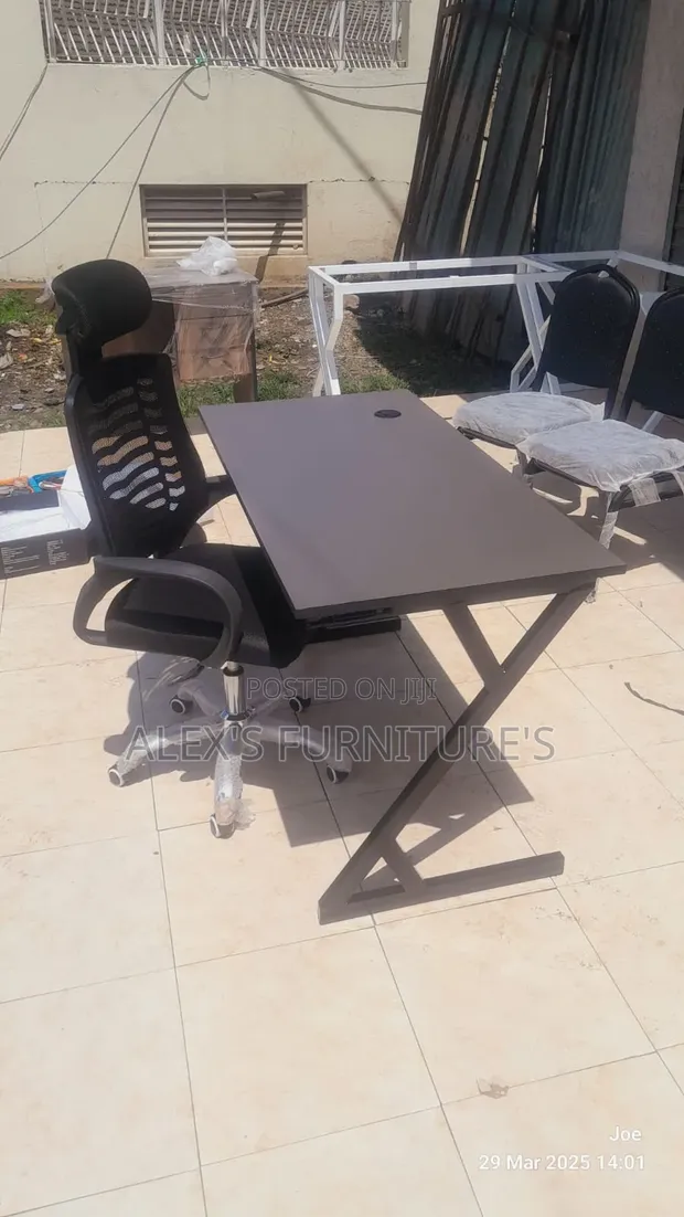 Boss Office Products Office Chair and Desk Combination - 1