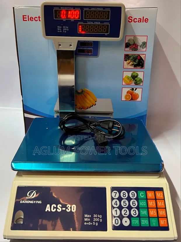 ACS 30 Max 30kg Fruits Scale - 1
