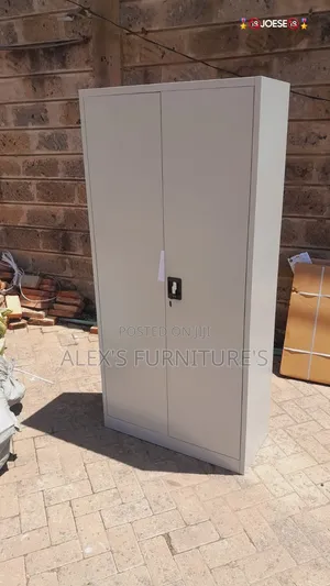 Boss Office Products 2-Door Metallic Executive Cabinet