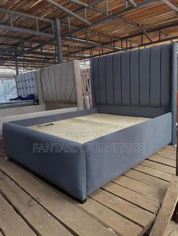 Ideal Chester Bed 5x6 Slate Grey Panel - 1