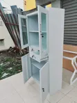 Boss Office Products White Steel Cabinet with Drawers - 1