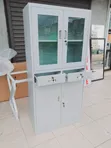 Boss Office Products White Steel Cabinet with Drawers - 2