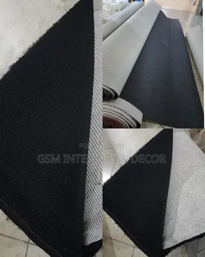 Wall to Wall Office Carpets - Plain Black 4mm