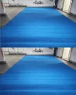 Wall to Wall Office Carpets - Blood Red & Ocean Blue - 2