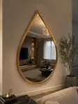 Home Interiors Gold Wall Mirror - 1