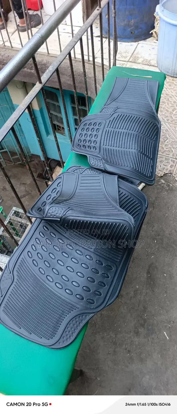 7-Seater Floor Mats with Non-Slip Textured Backing - 1