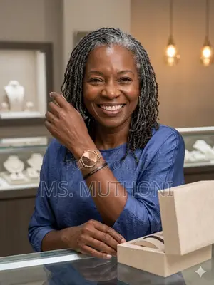 Hannah Martin Rose Gold Watch & Bracelet Gift Set