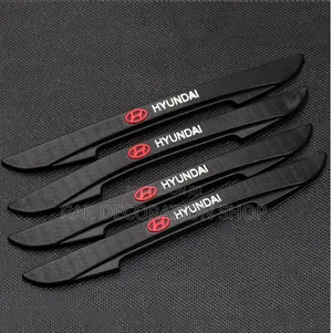 4x Hyundai Impact Resistant Rubber Door Edge Guards