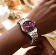 Curren Sports Silver & Rose Gold Watch for Women - 1