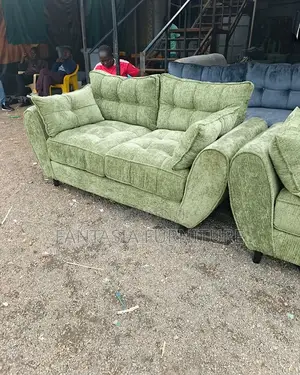 2 Seater Butterfly Sofa Set - Olive Green