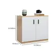 Executive Office Cupboard - 2 Door Brown - 2