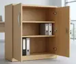 Executive Office Cupboard - 2 Door Brown - 5