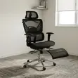 Office Orthopedic Chair with Footrest - 3