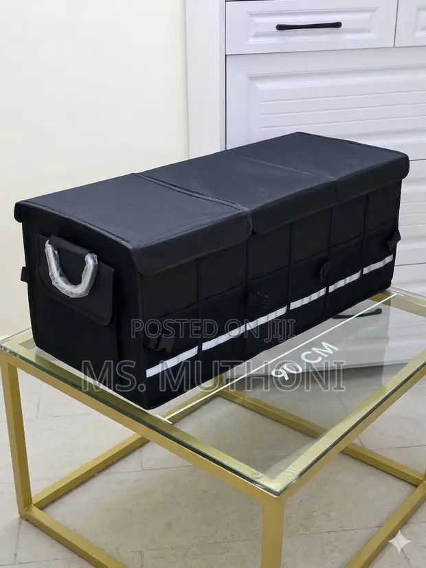 Heavy-Duty Foldable Car Trunk Organizer (90cm) - 1