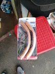 2pc Ergonomic Antiskid Wood Grain Steering Wheel Cover - 2