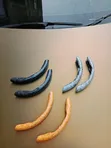 2pc Segmented Curved Steering Wheel Cover Grip Protectors - 2