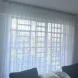 Plain White Sheer Curtains - 650 KES/Metre - 1