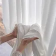 Plain White Sheer Curtains - 650 KES/Metre - 3