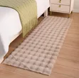 Bubble Textured Bedside Mat | Faux Rabbit Fur | 60x180cm - 3