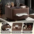 Multifunctional Wood Grain Tissue Holder & Storage - 2