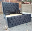 Black Diamond Tufted Bed Frame - 5x6 - 1