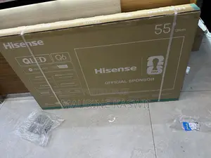 Hisense 55" QLED 4K UHD TV Bila Fremu - Mwaka 2 wa Dhamana