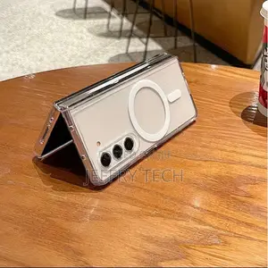 Samsung Galaxy Z Fold 5 Transparent Silicone Case & Pouch