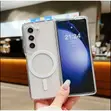 Samsung Galaxy Z Fold 5 Transparent Silicone Case & Pouch - 3