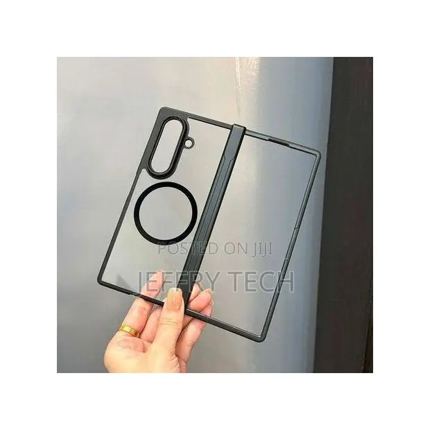 Samsung MagSafe-Compatible Clear Case for Galaxy Z Fold 6 - Anti-Yellow - 1