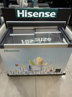 Hisense 301L Ice Cream Freezer with Glass Door