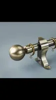Bronze & Antique Style Powder-Coated Curtain Rods - 1