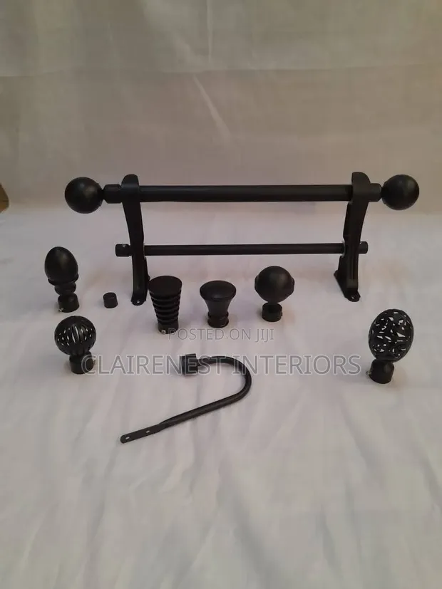 Jua Kali Powder-Coated Curtain Rods - 1