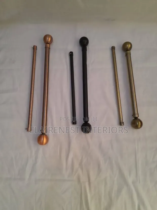 Locally Made Powder-Coated Curtain Rods - 1