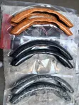 Luxury 2pcs Carbon Fiber Steering Wheel Cover - 2