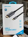Vention Cotton Braided USB-C to HDMI Cable (1.8m, 4K@60Hz) - 2