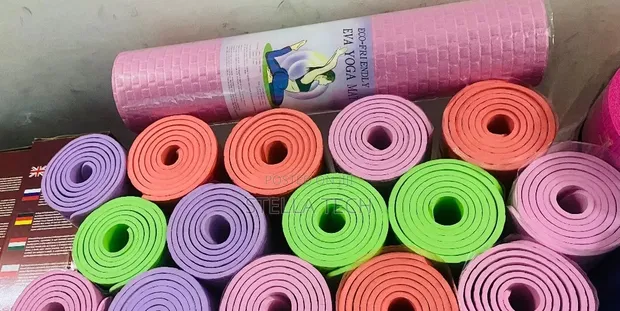 Bodyfit Yoga Mats 7mm (Pink, Orange, Blue, Purple) - 1