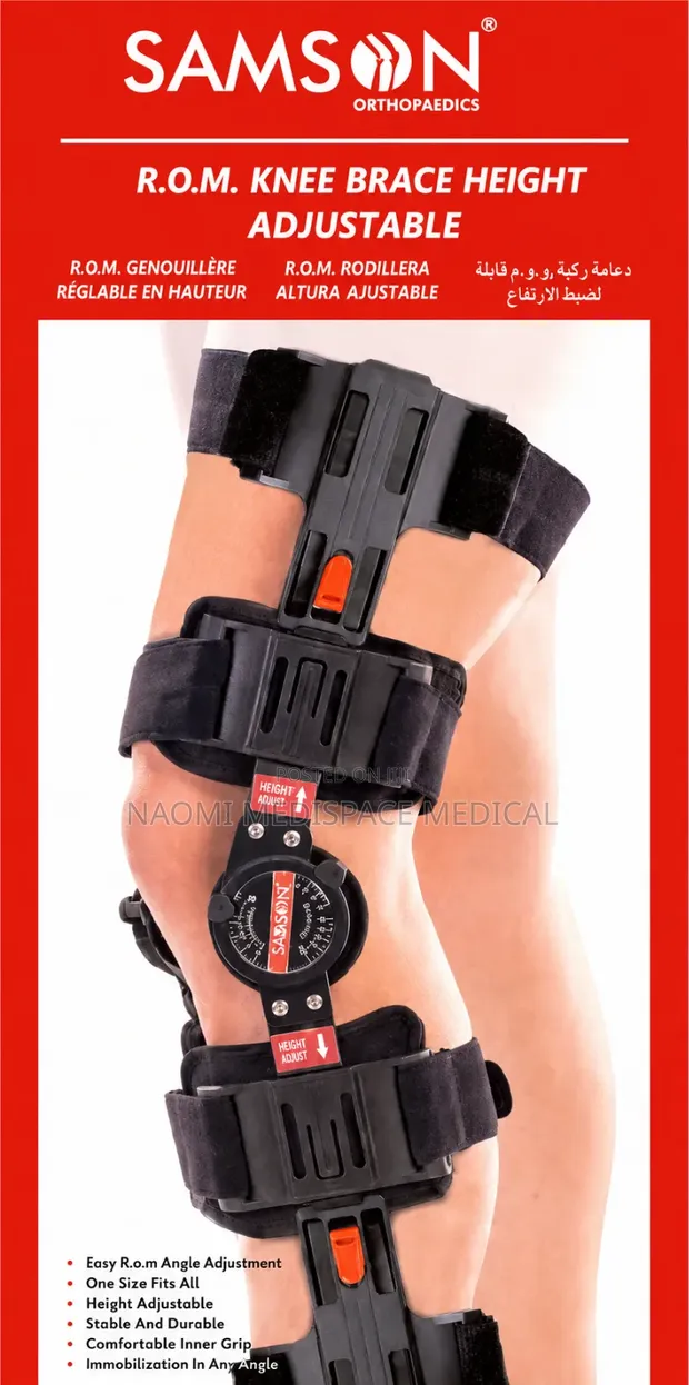 Samson ROM Knee Brace - Height Adjustable - 1