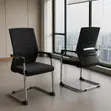Black Mesh Conference & Reception Chair - 1