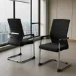 Black Mesh Conference & Reception Chair - 4