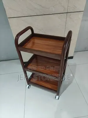 Quality Movable Wooden Salon/Barber Trolley