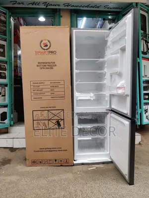 SmartPro SFR-350DBI 280L Bottom Freezer Refrigerator with Water Dispenser