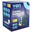 Von 1.7L Electric Kettle - 2