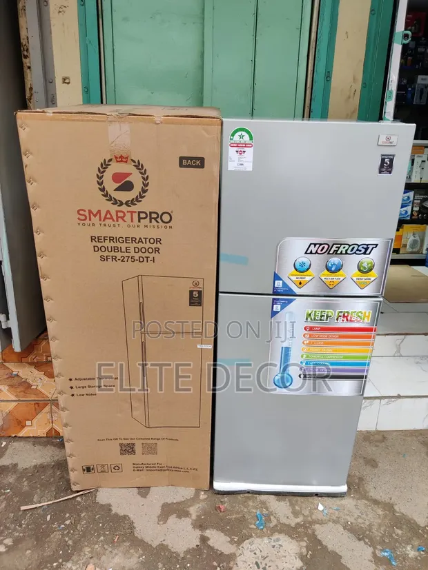 SmartPro 225L No Frost Double Door Refrigerator - SFR-275-DT-I - 1