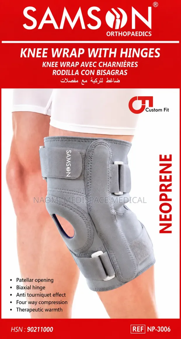 Samson Orthopedic Knee Wrap with Hinges - 1