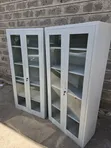Boss Office Products Full Glass Filing Cabinet - 3