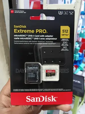 SanDisk Extreme PRO 512GB microSDXC UHS-I Memory Card