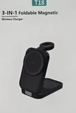 T18 3-in-1 Foldable Magnetic Wireless Charger 15W - 1