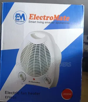 Electromate Portable Fan Heater - Brand New