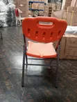 Plastic Folding Chairs with Metal Frame - 3
