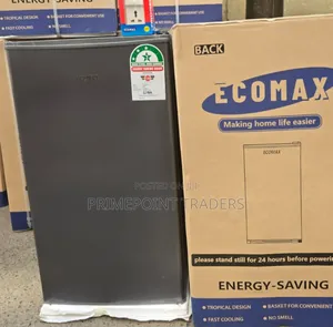 Ecomax 90L Single Door Fridge - Dark Silver